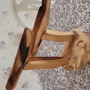 Handmade Wooden Jewelry Tree Holder